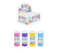 Lot de 10 pots à bulles magiques avec baguette (50 ml) - Pots à bulles colorés non toxiques pour sacs de fête d'enfants, amusement en plein air, cadeaux de fête et récompenses scolaires