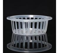 Lot de 10 pots de clonage en maille transparente pour plantes aquatiques, amélioration de la croissance dans les systèmes sans sol (A0)