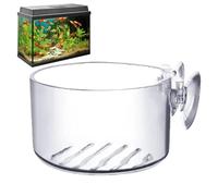 Lot de 10 Pots de Fleurs en Verre pour Aquarium avec ventouses, Pot de Fleurs Aquatiques en Verre avec Ventouse, Vase en Verre -ni pour hydroponique pour Alimentation des Poissons/crevettes