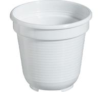 lot de 10 pots de fleurs standard 26 cm ronds en plastique, lot économique