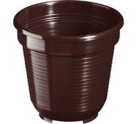 lot de 10 pots de fleurs standard 26 cm ronds en plastique, lot économique
