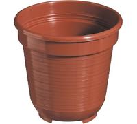 lot de 10 pots de fleurs standard 26 cm ronds en plastique, lot économique