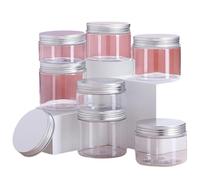 Lot de 10 Pots vides for crème cosmétique avec Couvercle en Aluminium, for Le Rangement, for Maquillage, for Animaux Compagnie, Voyage, 50 ML, 80, 100 pour Voyage
