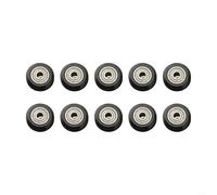 Lot de 10 poulies MR105 625zz pour imprimantes 3D Ender 3 et CR 10 Series (roue V noire)