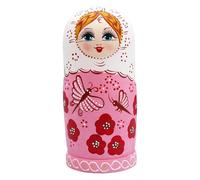 Lot de 10 poupées russes en bois peintes à la main - Poupées russes pour pour Thanksgiving, vacances, fêtes d'anniversaire, bureaux, voitures, maison, salon, chambre, salle de classe