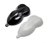 Lot de 10 présentoirs de peinture en plastique pour tests hydrographiques avec formes incurvées semblables à une voiture et échantillons de film pré-enduits pour évaluation des couleurs automobiles