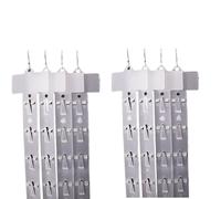 Lot de 10 présentoirs en polypropylène transparent avec 12 stations, organiseurs polyvalents pour bar à bonbons et gomme, support multifonction pour collations, chips