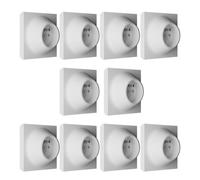 Lot De 10 Prises 2 P+t Blanche Neo Evo Fontini