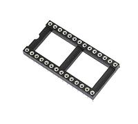 Lot de 10 prises IC à pied plat avec trou rond - Prise à puce unique - 6P 8P 14P 16P 18P 20P 24P 28P 32P 40P (trou rond 32P (large)
