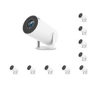 Lot de 10 projecteurs 4/5G WiFi6 Pro sans couture pour l'extérieur 2.4/5G WiFi6 BT 5.0 Vidéoprojecteur Cinéma Extérieur 260ANSI 720P UK