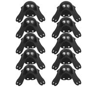 Lot de 10 protections d'angle décoratives | Protection d'angle pour amplificateur de lumière de scène, boîtier audio, protection d'armoire de haut-parleur
