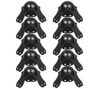 Lot de 10 protections d'angle pour haut-parleurs - Protections d'angle pour enceintes - Protections décoratives en métal pour amplificateur de lumière de scène
