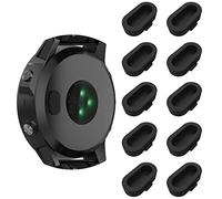 Lot de 10 protections de port de charge pour Fenix 7/7S/7X 5/5S/5X Plus/6S, prise anti-poussière en silicone compatible avec Garmin Venu 2/Vivoactive 3/4/Instinct 2/Forerunner 935/45S/245