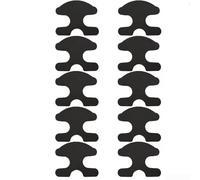 Lot de 10 protections de talon découpables en EVA pour un soutien équilibré et une fonction constante dans la botte