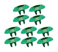 Lot de 10 protections de tête d'arrosage en PVC résistant aux intempéries pour une utilisation toute l'année dans les allées, les allées et les jardins (vert)