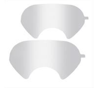 Lot de 10 protections d'objectif détachables compatibles avec les masques respiratoires des séries 6885, 6000, 6700, 6800 et 6900.
