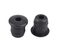Lot de 10 protections en caoutchouc pour dérailleur avant Di2 - 7,6 x 3 mm - Noir - En silicone - Pour câble de vitesse - 7,6 mm - Diamètre extérieur : 7,6 mm - Pour VTT et route - 10 pièces pour di2