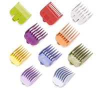 Lot de 10 protections et peignes professionnels pour coupe de cheveux - Guides codés de 1/16 à 1 pour tondeuse et tondeuse #3170-400