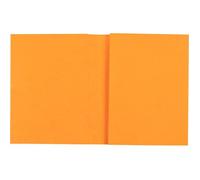 Lot de 10 protège-cahiers grands rabats en carte lustrée, pour format 24x32 cm, jaune