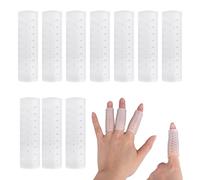 Lot de 10 Protège-Doigts Anti-Grattage Cutané, Réutilisables et Respirants Doigtiers Protecteurs Gants de Prévention Contre le Grattage Cutané pour Mains Gercées & Envies (Style 1)