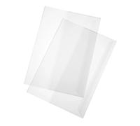 Lot de 10 protège-livres imperméables en plastique for manuels scolaires, couverture transparente polypropylène, fine et légère Pour Livres Scolaires Relié