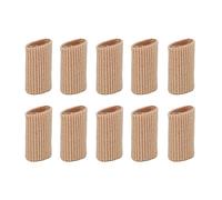 Lot de 10 Protège-orteils en Gel, Coussinets en Silicone pour Orteils, Manchon pour Doigt de Tube de Coussin D'orteil, Soulagement de la Douleur de Pression des Orteils, Dissolvant de Maïs et(Petit)