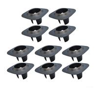 Lot de 10 protège-têtes d'arrosage pour systèmes d'irrigation, pour dommages causés par les tondeuses en PVC, disque découpé pour garder l'herbe claire, verte ou noire
