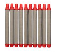 Lot de 10 pulvérisateurs Airless 200 Mesh - Filtre rouge en acier inoxydable 304