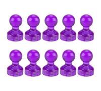 Lot de 10 punaises magnétiques colorées pour tableau blanc - Aimants magnétiques puissants pour réfrigérateur - Fournitures de bureau - Aimants décoratifs de cuisine pour adultes, tout-petits et