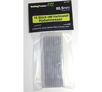 Lot de 10 Rabot 80,5 mm Métal dur pour rabot Elu mff40, mff80 K, mff80, mff81, mff81 K