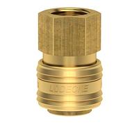 Lot de 10 raccords à air comprimé ES 14 I raccord rapide pneumatique G 1/4" filetage femelle DN 7,2