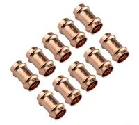 Lot de 10 raccords à sertir en cuivre de type V pour réseaux de distribution d'eau réfrigérée CVC et installations de pompe à chaleur (6 points)