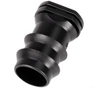 Lot de 10 raccords barbelés en plastique de 25 mm pour tubes en polyéthylène dans les assemblages d'irrigation, servant des lits de jardin, des serres et des parcelles en plein champ