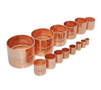 Lot de 10 raccords droits à souder en cuivre for plomberie - Diamètre intérieur 10-32 mm, épaisseur de paroi 1-1,2 mm, durables(ID28.6*T1mm)