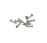 Lot de 10 raccords durite frein insert Brakco Shimano Bh90 - Alhonga Argenté