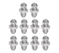 Lot de 10 raccords hydrauliques filetés en acier inoxydable 304 (M8 x 1)