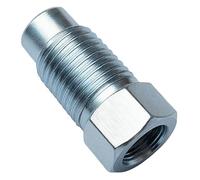 Lot de 10 raccords M10 x 1, pour conduite de frein de 4,75 mm, collet E type D, connecteur professionnel conforme à la norme DIN/ISO 1651, en acier galvanisé