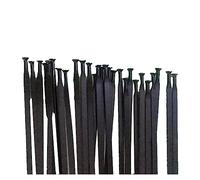 Lot de 10 rayons pour MAVIC CR AK EQ Roues Rayons de vélo de route Rayons plats droits avec capuchon de rayon Rayon de vélo en acier inoxydable (couleur : 284 mm 10 pièces)