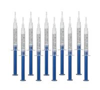 Lot de 10 recharges de gel de blanchiment des dents de 3 ml, kit de gel de blanchiment des dents, 10 seringues de qualité supérieure, 4 à 9 nuances plus blanches