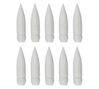 Lot de 10 recharges de marqueurs acryliques à poils en nylon doux pour pinceaux de peinture acrylique 1 mm-4 mm de large