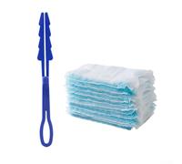 Lot de 10 recharges de poussière en microfibre pour nettoyage complet de la maison