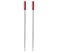 Lot de 10 recharges d'encre en métal pour stylo à bille Cross 11,6 cm (1 mm/rouge)
