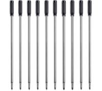 Lot De 10 Recharges D'Encre Noire Pour Stylos À Bille Cross 11,5 Cm Pour Roller Cross 8513