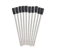 Lot de 10 recharges en métal pour stylo multifonction remplaçables pour stylo à bille à action torsadée