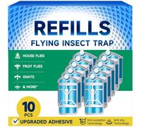 Lot de 10 recharges pour piège à insectes volants, compatibles avec les pièges à insectes volants M364 M364A et Max, attraper les moucherons, les mouches domestiques et les mouches des fruits