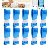 Lot De 10 Recharges Pour Poubelle À Couches - Aqsacokiya - Longues, 4,5 M, Compatible Avec Tommee Tippee, Genie, Angelcare