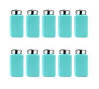 Lot de 10 récipients cosmétiques compacts avec joint anti-fuite - Distributeur de cosmétiques précis - Bouteille de rangement pour cosmétiques