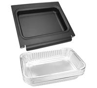 Lot de 10 récupérateurs de graisse en aluminium pour grille Weber Spirit/Spirit II 200/300 Genesis et Genesis II LX200/300, pièce de rechange pour Weber Traveler 67047 83156 6415