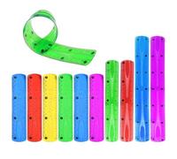 Lot De 10 Règles Souples, Règle Transparente, Règle Colorée, Règle Pliable, Outils De Mesure, Convient Pour L'École, Le Bureau, La Maison