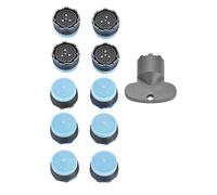 Lot de 10 régulateurs de jet Perlator® d'origine M18,5 x 1 ~ 13,5 - 15 l/min - Avec clé